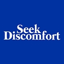 Logo for seekdiscomfort.com