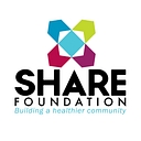 Share Foundation "Building A Healthier Community" logo