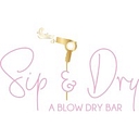 Sip & Dry   A Blow Dry Bar logo