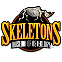SKELETONS Museum of Osteology logo