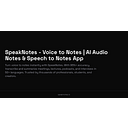 SpeakNotes logo