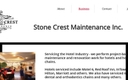 Stone Crest Maintenance logo