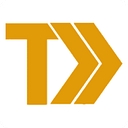 Teks shipping logo