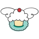 The Flying Cupcake logo