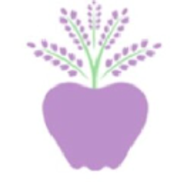 The Lavender Apple logo