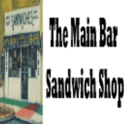 The Main Bar Sandwich Shop logo