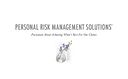 Personal Risk Management Solutions logo