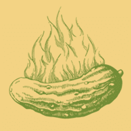 The Toasted Pickle logo