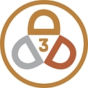 Three D Metals logo