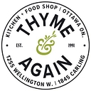 Thyme & Again Creative Catering logo