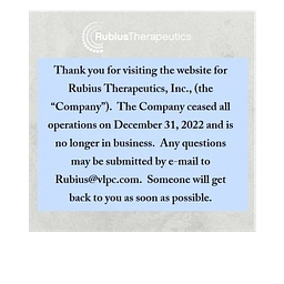 Rubius Therapeutics, Inc. logo