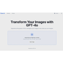 Titian AI Playground (upload-based image generation experiments)