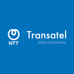 TRANSATEL (an NTT company) logo
