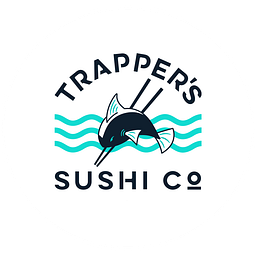 Trapper's Sushi logo