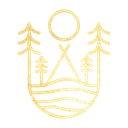Unique Stays and Camps logo