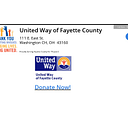 United Way of Fayette County logo