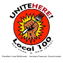 Unite Here Local 100 logo