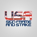Favicon of Usa Sign Frame And Stake