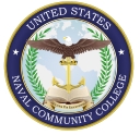 U.S. Naval Community College logo