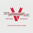 V Chocolates logo