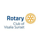 Visalia Sunset Rotary logo