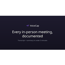 VoiceCap logo