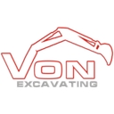 Von Excavating logo