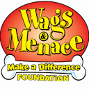 Wags and Menace Make a Difference Foundation logo