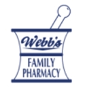 Webb's Family Pharmacy, Rochester & Akron, In logo