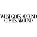 What Goes Around Comes Around logo