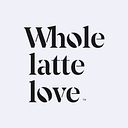 Logo for wholelattelove.com