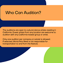 World Arts West logo