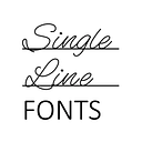 Single Line Fonts