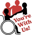 You're With Us! logo